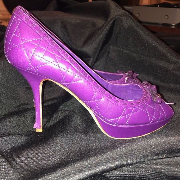 Christian Dior purple pumps - Picture 6 of 6